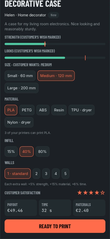 Designing a custom job